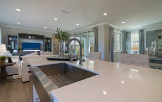 This Olivas home in Ventura offers a dream of a floorplan with a chef's kitchen that's open to the living areas.