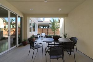 Go ahead and take that gathering outside in your Ventura County home. Plan 1 at Olivas has an amazing California room, which eliminates the barrier between the living space and the covered patio.